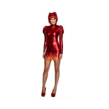 Diabinha Fever Costume - Size M Smiffys