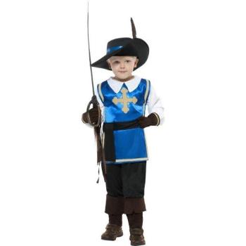 Blue Musketeer Costume - Size 7-9