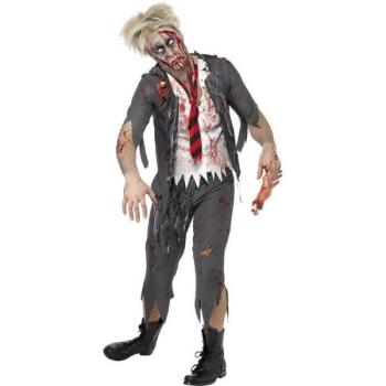 Zombie High Schoolboy Costume - Size S