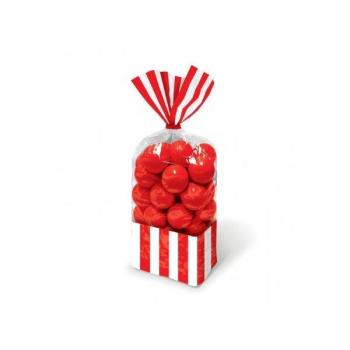 10 Candy Bags - Red