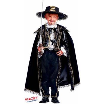 Disfraz de Carnaval El Zorro Prestige  - 6 años Veneziano