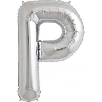 Balão Foil 16" Letra P - Prata