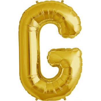 16" Letter G Foil Balloon - Gold NorthStar