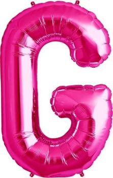 16" Letter G Foil Balloon - Pink NorthStar