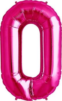 16" Letter O Foil Balloon - Pink