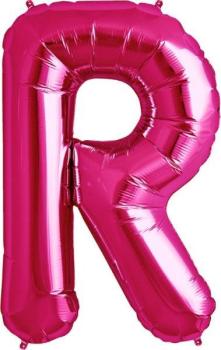 16" Letter R Foil Balloon - Pink NorthStar