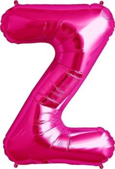 16" Letter Z Foil Balloon - Pink NorthStar