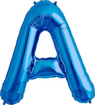 Balão Foil 16" Letra A - Azul NorthStar