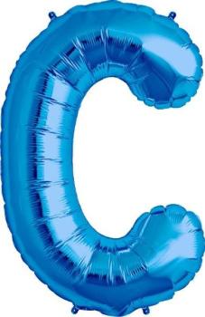 16" Letter C Foil Balloon - Blue