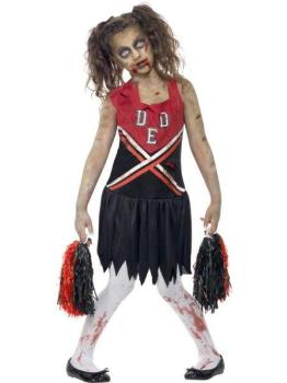 Zombie Cheerleader Costume - Size 10/12 Smiffys