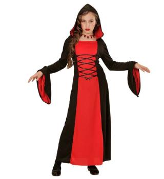 Gothic Lady Child Costume - Size 5/7 Years Widmann