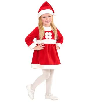 Child Mother Christmas Costume - Size 3/4 Years Widmann
