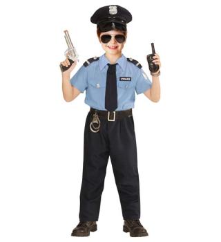Police Boy Costume - Size 3 Years Widmann