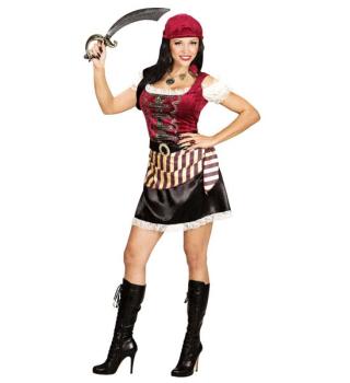 Pirate Woman Costume - Size S Widmann