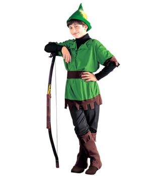 Robin Hood Costume - Size 5-7 Years Widmann