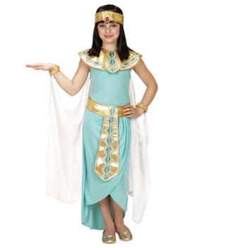 Egyptian Queen Girl Costume - Size 8-10 Years Widmann
