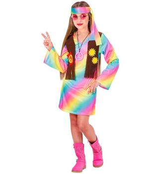 Hippie Costume - Size 5-7 Years Widmann