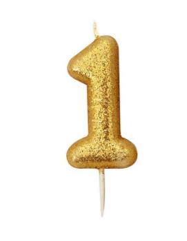 Glitter Candle nº1 - Gold Anniversary House