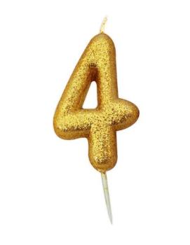 Glitter Candle nº4 - Gold Anniversary House