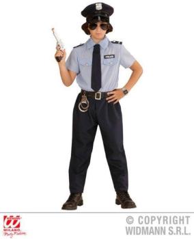 Police Boy Costume - Size 4-5 Years