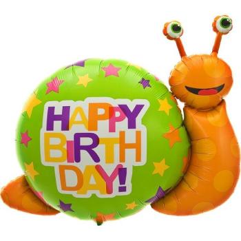 Foil Balloon 41" Birthday Snail