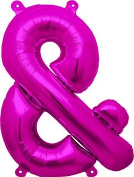 Balão Foil 16" Símbolo & - Rosa