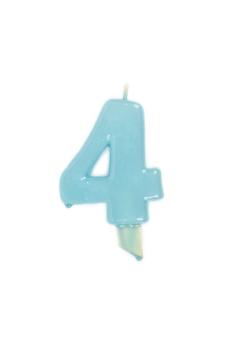 Candle 9.5cm nº 4 - Baby Blue
