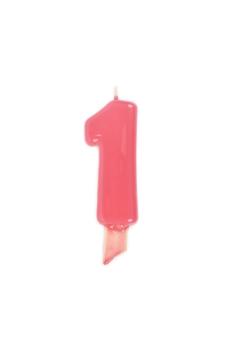 Candle 9.5cm nº 1 - Pink