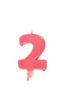 Candle 9.5cm nº 2 - Pink