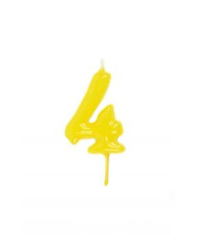 Candle 6cm nº4 - Yellow VelasMasRoses