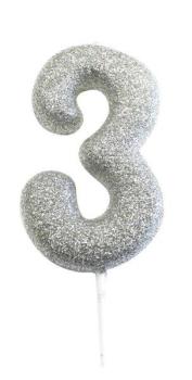 Glitter Candle nº3 - Silver Anniversary House