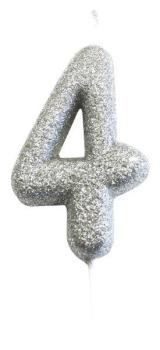 Glitter Candle nº4 - Silver Anniversary House