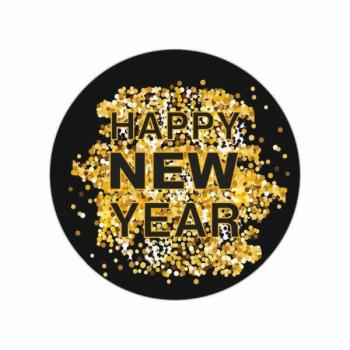 Happy New Year Pin Badge