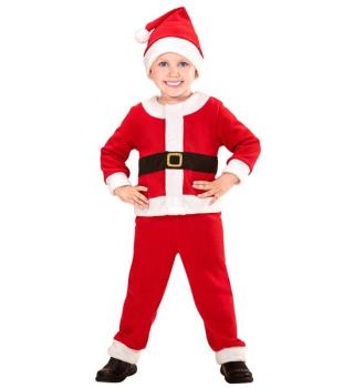 Boy Santa Claus Costume - Size 3-4 Years Widmann