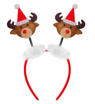 Santa Claus Reindeer Headband Widmann
