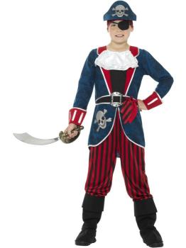 Deluxe Pirate Costume - 4-6 Years Smiffys
