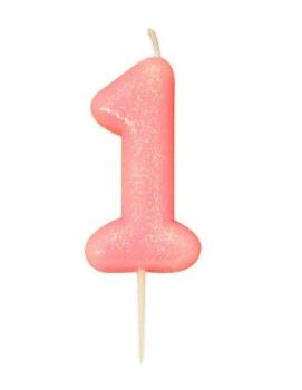 Glitter Candle nº1 - Pink Anniversary House