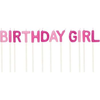 Birthday Gril Candles Pack