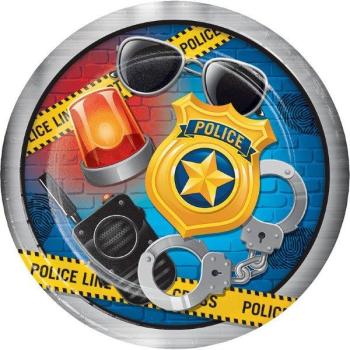 23cm Police Party Plates Creative Converting