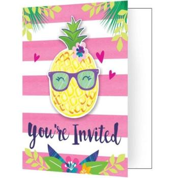 Pineapple n Friends Invitation Creative Converting