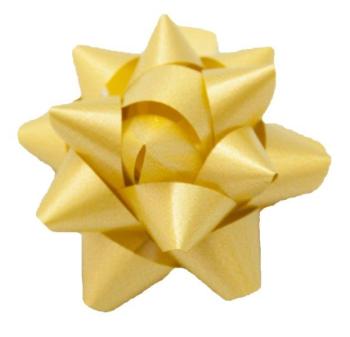 Star Bow Adhesive 19mm - Gold