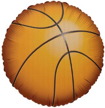 18" Basketball Foil Balloon
