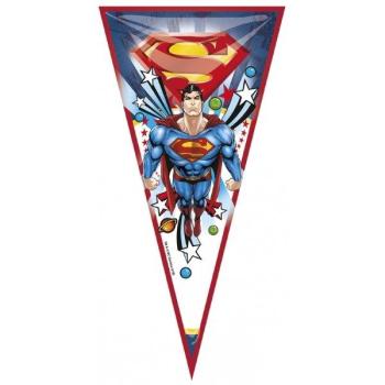 10 Superman Cone Bags XiZ Party Supplies