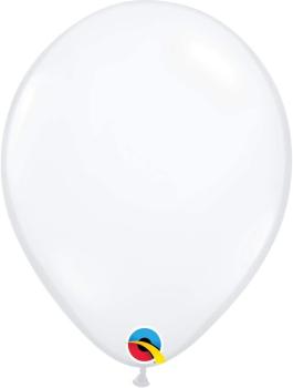 100 11" Qualatex Balloons - Diamond Clear