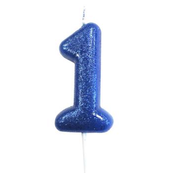 Glitter Candle nº1 - Blue Anniversary House