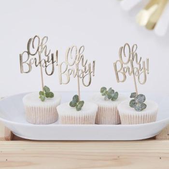 Oh Baby CupCake Toppers GingerRay