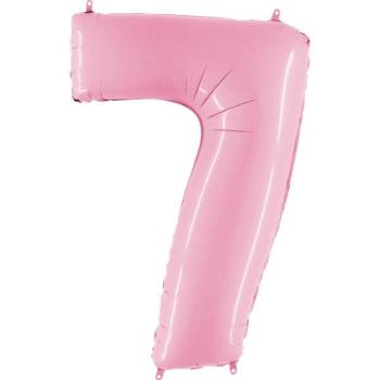 40" Foil Balloon nº 7 - Pastel Pink Grabo