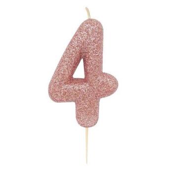 Glitter Candle nº4 - Rose Gold Anniversary House