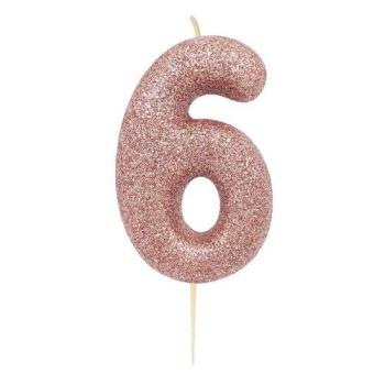 Glitter Candle nº6 - Rose Gold Anniversary House
