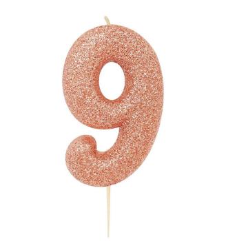 Glitter Candle nº9 - Rose Gold Anniversary House